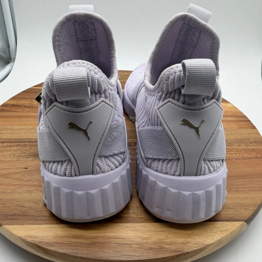 Puma Defy Mid Buckle Lavender Women's 5C UK 4 Purple Gold Training Sneakers 0809